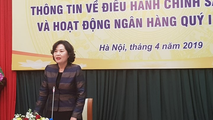 Phó Thống đốc Ngân hàng Nhà nước Nguyễn Thị Hồng. Ảnh: Minh Phương.