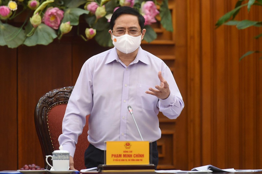 Thủ tướng Chính phủ Phạm Minh Chính chủ trì cuộc họp về tình hình, kết quả công việc của Bộ Kế hoạch và Đầu tư.