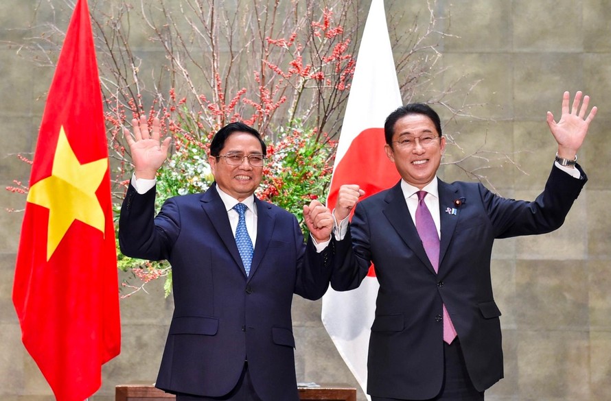 huyến thăm chính thức Nhật Bản của Thủ tướng Phạm Minh Chính từ ngày 22-25/11 theo lời mời của Thủ tướng Nhật Bản Kishida Fumio một lần nữa khẳng định vị thế, uy tín của Việt Nam trong khu vực và trên thế giới.