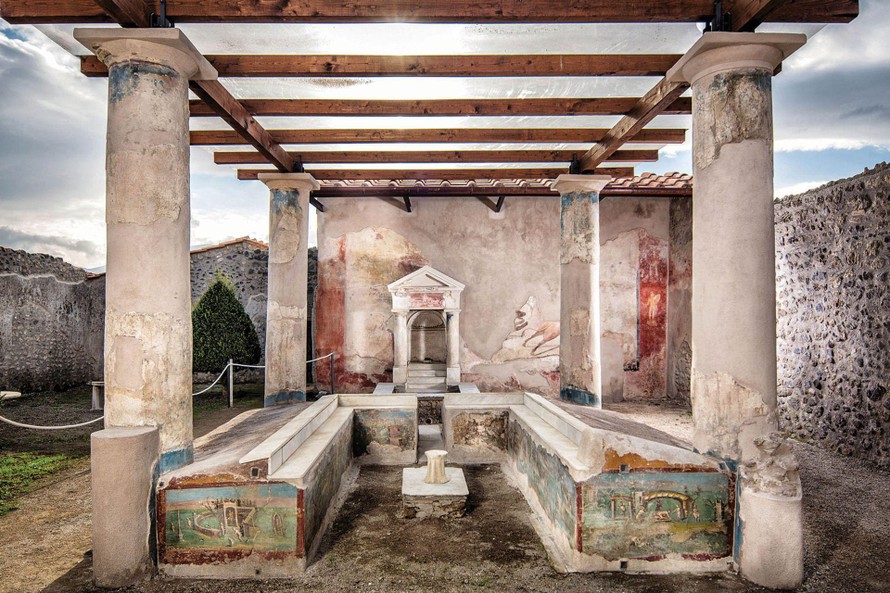 Nhà Ephebe - một di tích thuộc Pompeii.