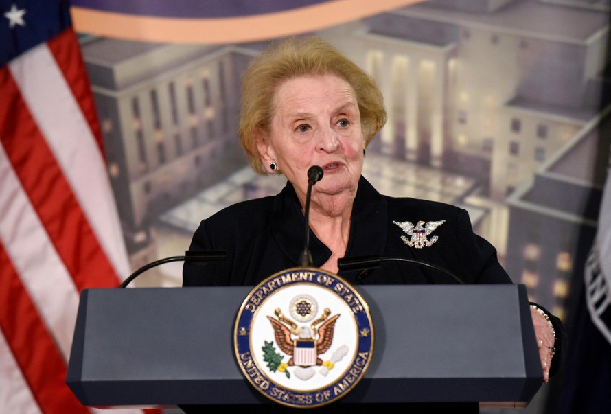 Cựu Ngoại trưởng Mỹ Madeleine Albright. Ảnh: The Times of Israel.