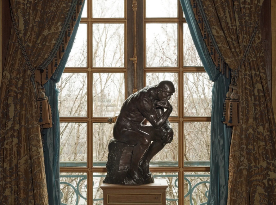 Bức tượng "Người suy tư" nổi tiếng của Auguste Rodin. Ảnh: Christie's.