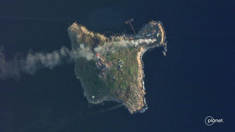 Đảo Rắn có diện tích nhỏ, nhưng giữ vị trí chiến lược ở biển Đen. Ảnh: Reuters