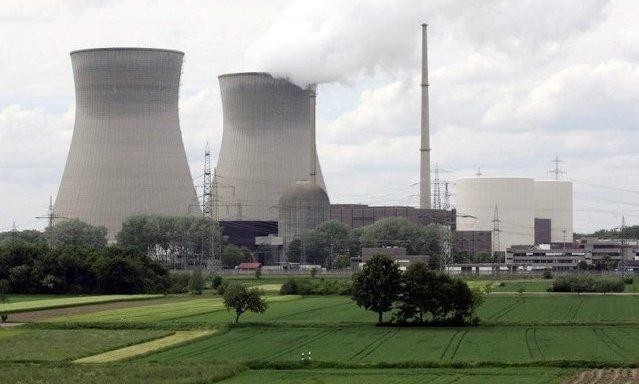 Nhà máy điện hạt nhân ở Gundremmingen, miền nam Đức. Ảnh: AFP