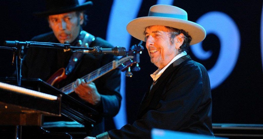 Huyền thoại âm nhạc Mỹ Bob Dylan.