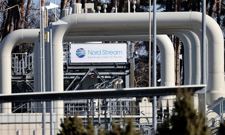 Một cơ sở trên hệ thống đường ống Nord Stream 1 tại Lubmin, Đức ngày 8/3. Ảnh: Reuters