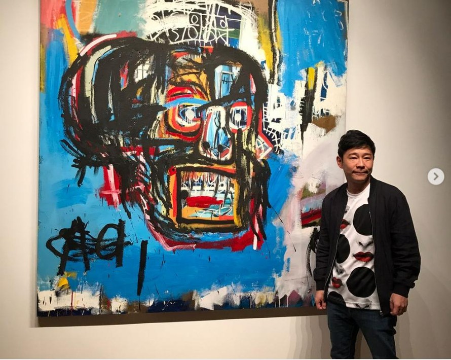 Tỷ phú Yusaku Maezawa, người đã trả giá 110.5 triệu đô la cho bức "Untitled" của Basquiat (Ảnh: Yusaku2020)