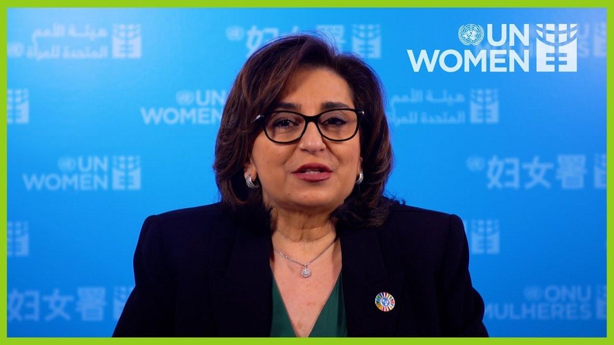 bà Sima Bahous - Giám đốc điều hành Cơ quan LHQ về bình đẳng giới và trao quyền cho phụ nữ (UN Women) 