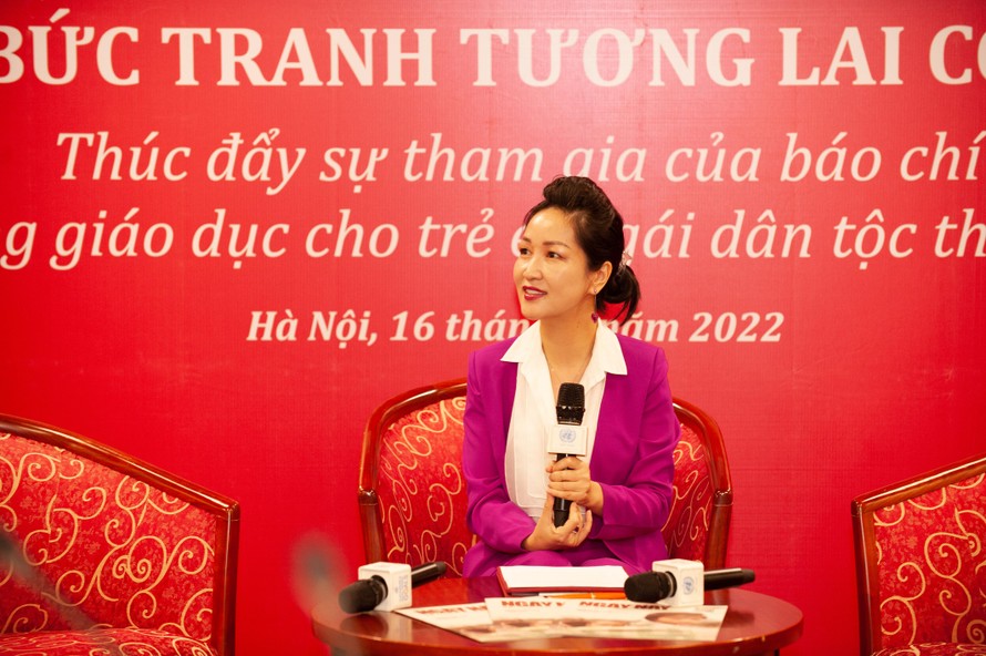 Thông điệp của TTK Hội Nữ trí thức Việt Nam tại tọa đàm Báo chí vì Bức tranh Tương lai có Trẻ em gái