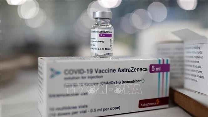 Vaccine ngừa COVID-19 của hãng dược phẩm AstraZeneca. Ảnh: IRNA/TTXVN