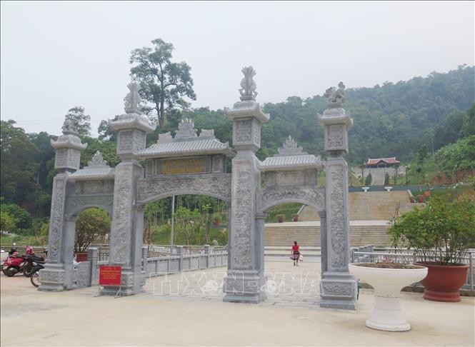 Quang cảnh khu di tích đền thờ Đại tướng Võ Nguyên Giáp ở xã Gia Phù, huyện Phù Yên, tỉnh Sơn La.