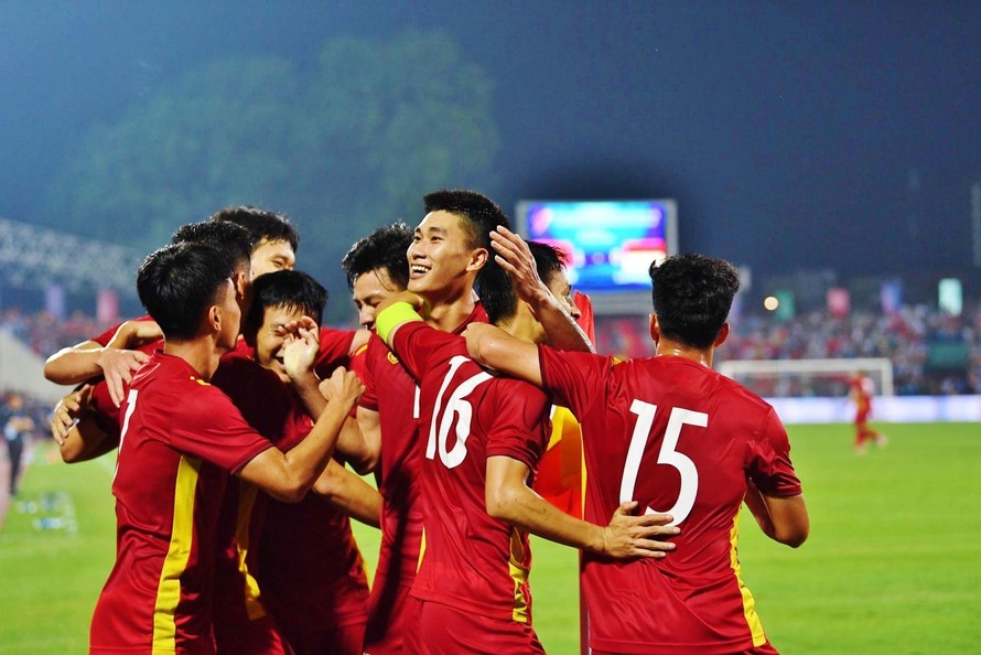 Tuyển U23 Việt Nam tiếp tục được chơi trên sân Việt Trì ở trận bán kết. Ảnh: VFF.