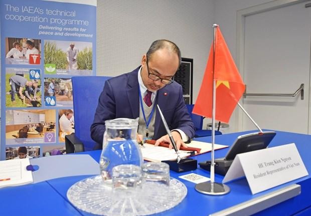 Đại sứ Nguyễn Trung Kiên, Đại diện thường trực Việt Nam tại IAEA. Ảnh: Vietnam+